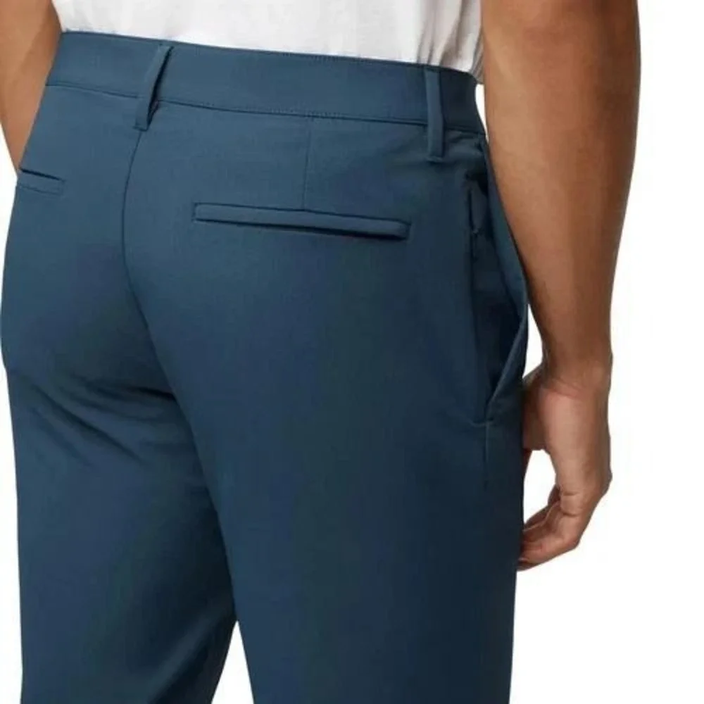 Men's Banana Republic Slim Fit, Flat Front Pants Blue 40 x‎ 30 New with Tags